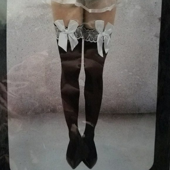 hot topic thigh high socks